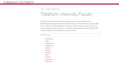 Desktop Screenshot of faculty.fordham.edu